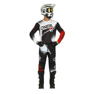 חליפת רכיבה לבן\שחור – O'NEAL Element Racewear