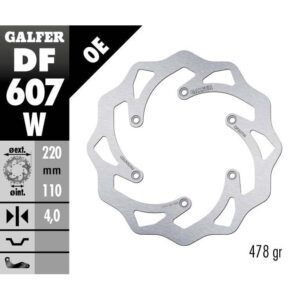 דיסק אחורי –  GALFER KTM/HUSQ/GASGAS