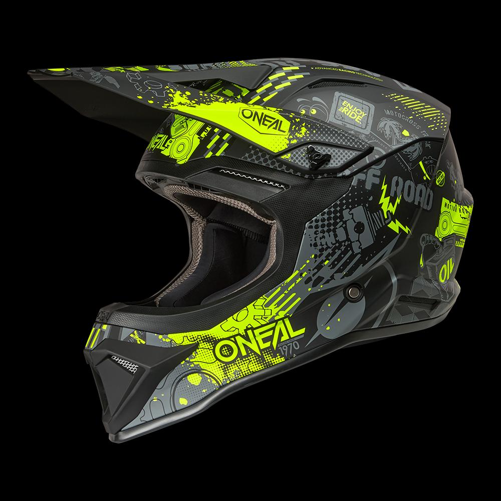 קסדת שטח שחור\צהוב – ONEAL SRS1