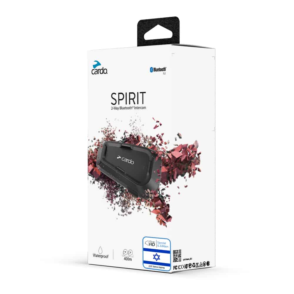 דיבורית בלוטוס לרוכב  – Cardo Spirit HD 40