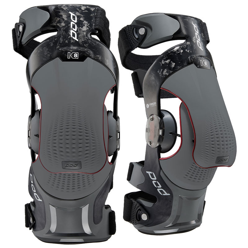 מגני ברכיים (ברייסים) – Pod K8 3.0 Carbon Knee Guards Black Graphite