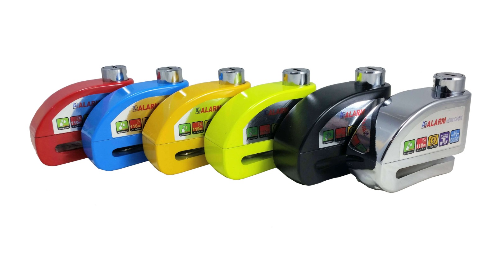 מנעול דיסק עם אזעקה.