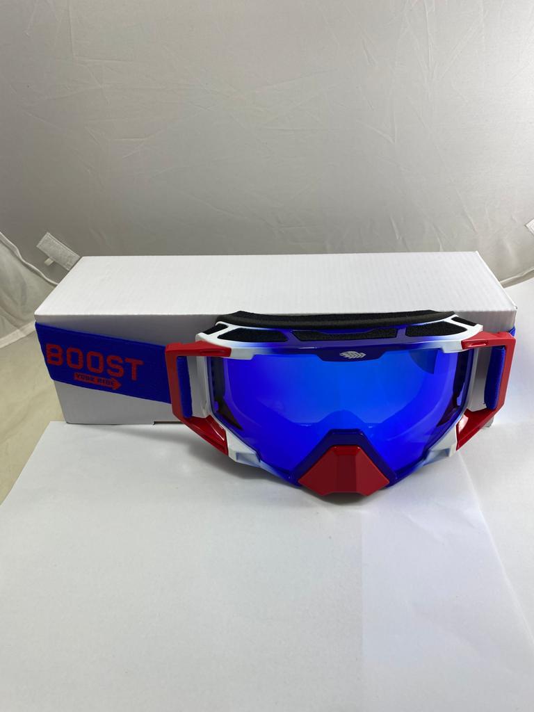 משקף אבק כחול\אדום\לבן – BOOST