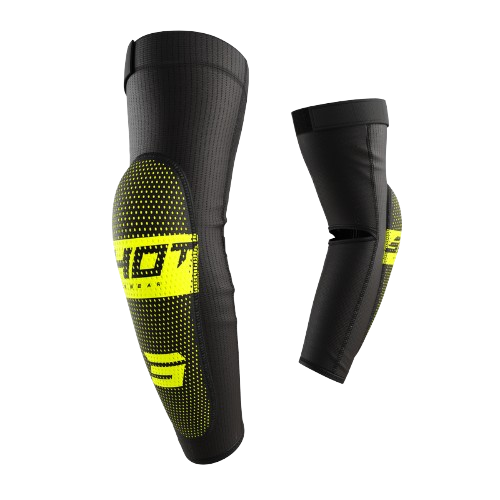מגיני מרפק – SHOT AIRLIGHT BLACK NEON YELLOW