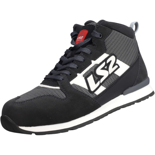 נעלי רכיבה שחור\לבן -LS2 NOVA MAN BOOTS